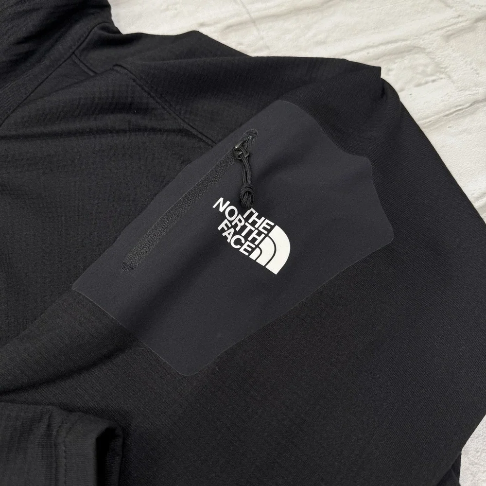 The North Face Windbreaker Jacket Men's Black Size XL Soft Shell Full Zip Up
